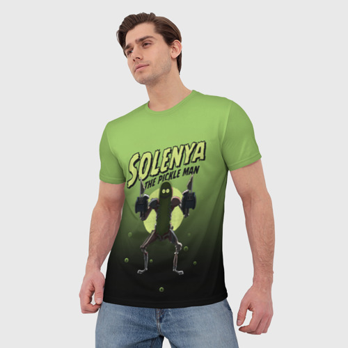 Мужская футболка 3D Solenya, цвет 3D печать - фото 3