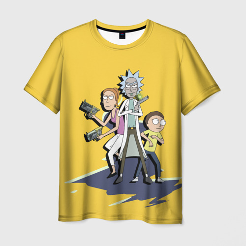 Мужская футболка 3D Summer, Rick, Morty Фото 01 Мужская футболка 3D Summer, Rick, Morty Фото 01