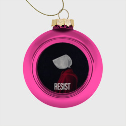 Стеклянный ёлочный шар Resist