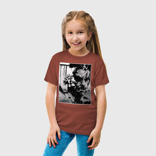 Детская футболка хлопок Big Boss MGS, цвет кирпичный - фото 5