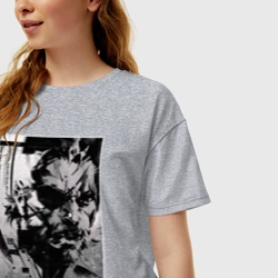 Женская футболка хлопок Oversize Big Boss MGS - фото 2