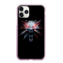 Чехол для iPhone 11 Pro Max матовый Ведьмак когти на спине the Witcher