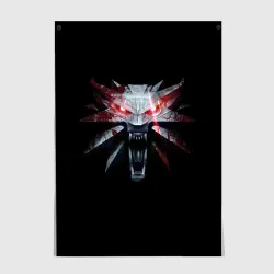 Постер Ведьмак когти на спине the Witcher