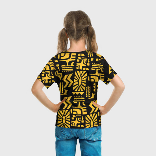 Детская футболка 3D с принтом Stranger Things, вид сзади #2