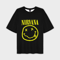 Мужская футболка oversize 3D Nirvana Нирвана