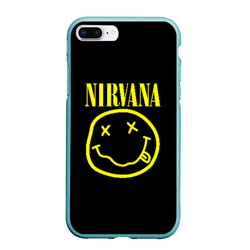 Чехол для iPhone 7Plus/8 Plus матовый Nirvana Нирвана, цвет мятный