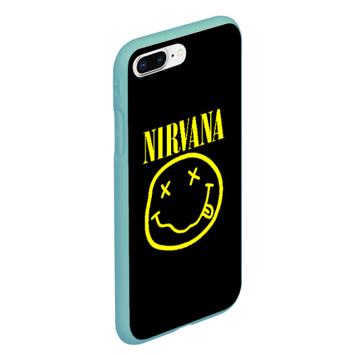 Чехол для iPhone 7Plus/8 Plus матовый Nirvana Нирвана, цвет мятный - фото 3