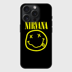 Чехол силиконовый для Apple iPhone 15 Pro матовый Nirvana Нирвана