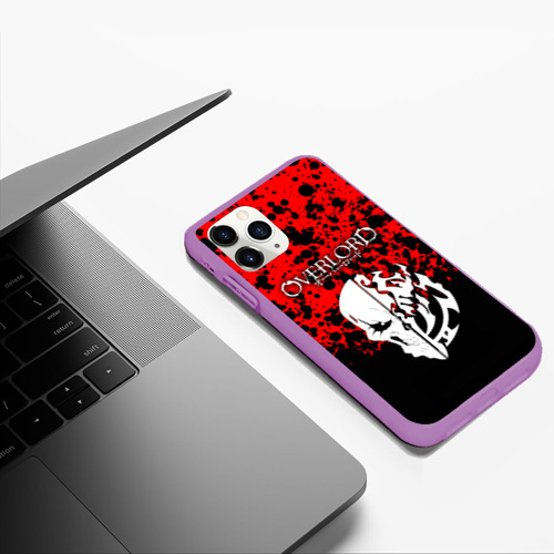 Чехол для iPhone 11 Pro Max матовый OVERLORD, цвет фиолетовый - фото 5