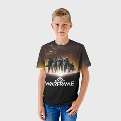 Детская футболка 3D Warframe Planet - фото 2