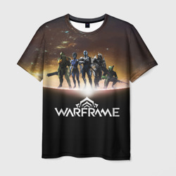 Мужская футболка 3D Warframe Planet