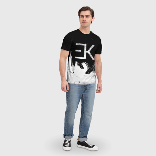 Мужская футболка 3D Egor Kreed - Grunge, цвет 3D печать - фото 5