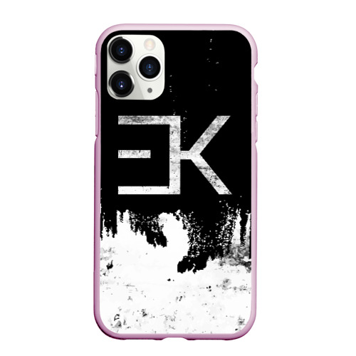 Чехол для iPhone 11 Pro матовый Egor Kreed - Grunge, цвет розовый