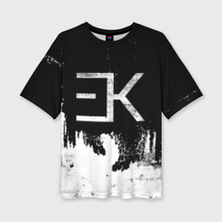 Женская футболка oversize 3D Egor Kreed - Grunge