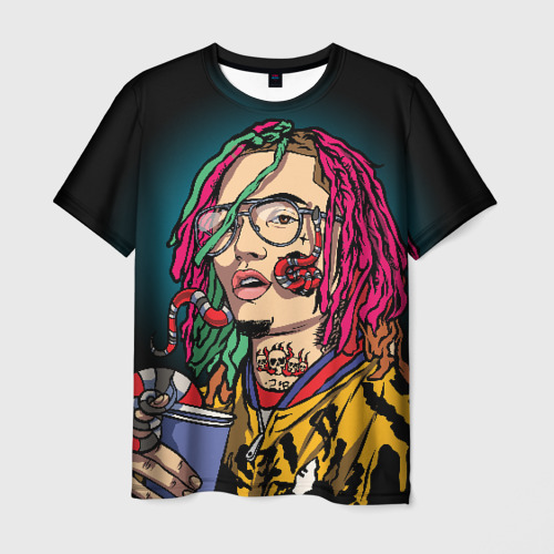 Мужская футболка 3D Lil Pump