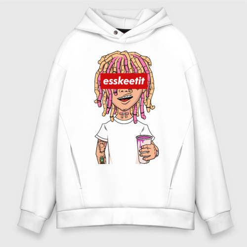 Мужское худи Oversize хлопок Lil Pump