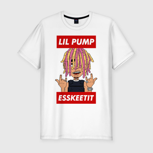 Мужская футболка хлопок Slim Lil Pump