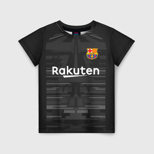 Детская футболка 3D Ter Stegen away gk 19-20, цвет 3D печать