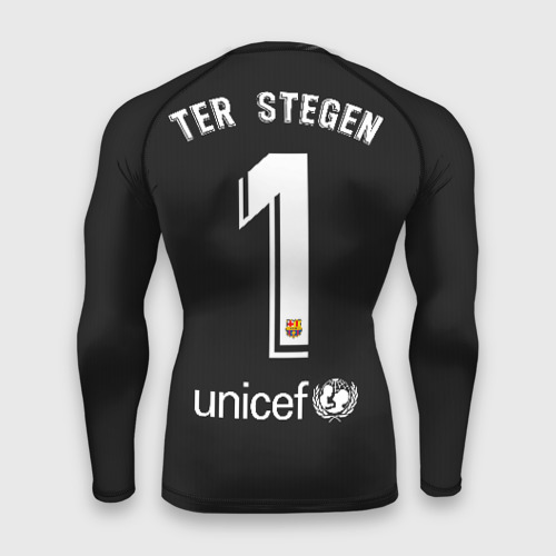 Мужской рашгард 3D Ter Stegen away gk 19-20, цвет 3D печать - фото 2