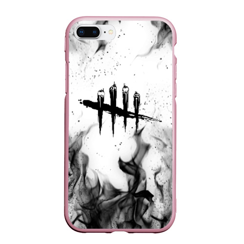 Чехол для iPhone 7Plus/8 Plus матовый Dead by Daylight DBD, цвет розовый