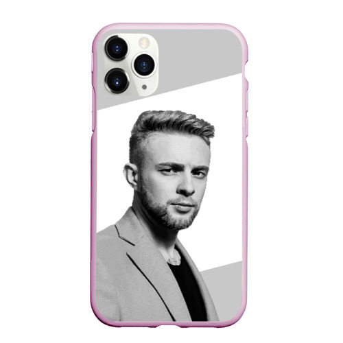 Чехол для iPhone 11 Pro матовый Егор Крид, цвет розовый