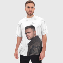 Мужская футболка oversize 3D Егор Крид - фото 2