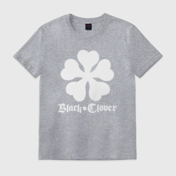 Мужская футболка хлопок Black clover white