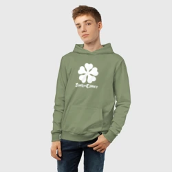 Детская толстовка хлопок Black clover white - фото 2