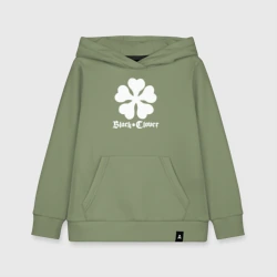 Детская толстовка хлопок Black clover white