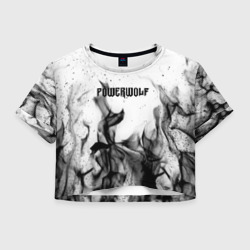 Женская футболка Crop-top 3D Powerwolf