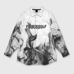 Мужская рубашка oversize 3D Powerwolf