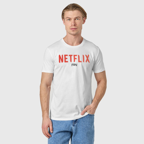 Мужская футболка хлопок NETFLIX fan - фото 3