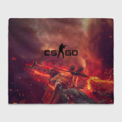 Плед 3D CS GO logo abstract style