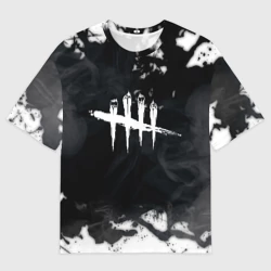 Женская футболка oversize 3D Dead by Daylight