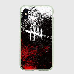Чехол для iPhone XS Max матовый Dead by Daylight краски и ничего лишнего DBD