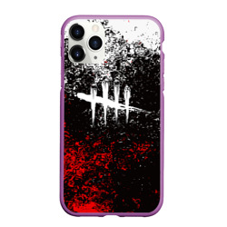 Чехол для iPhone 11 Pro Max матовый Dead by Daylight краски и ничего лишнего DBD