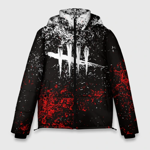 Мужская зимняя куртка 3D Dead by Daylight краски и ничего лишнего DBD