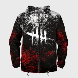 Мужская ветровка 3D Dead by Daylight краски и ничего лишнего DBD