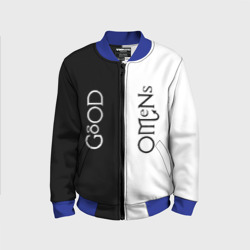 Детский бомбер 3D Good omens крылья