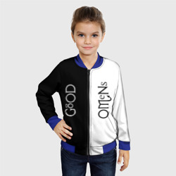 Детский бомбер 3D Good omens крылья - фото 2