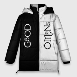 Женская зимняя куртка Oversize Good omens крылья