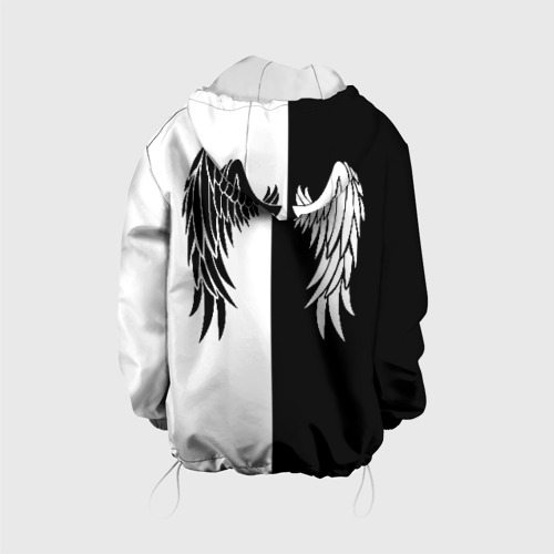Детская куртка 3D Good omens крылья, цвет белый - фото 2