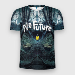 Мужская футболка 3D Slim Тьма - No Future
