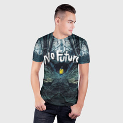 Мужская футболка 3D Slim Тьма - No Future - фото 2