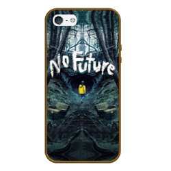 Чехол для iPhone 5/5S матовый Тьма - No Future