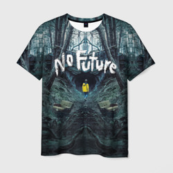 Мужская футболка 3D Тьма - No Future