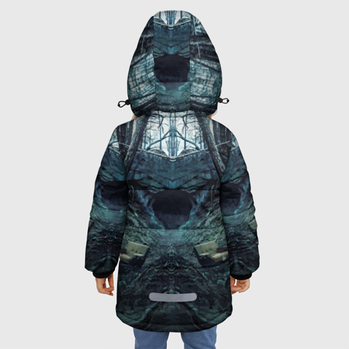 Зимняя куртка для девочек 3D Тьма - No Future, цвет черный - фото 4