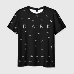 Мужская футболка 3D Dark - Birds Тьма