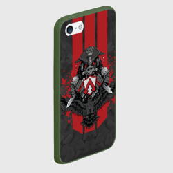 Чехол для iPhone 5/5S матовый Apex Legends Bloodhound - фото 2