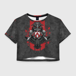 Женская футболка Crop-top 3D Apex Legends Bloodhound